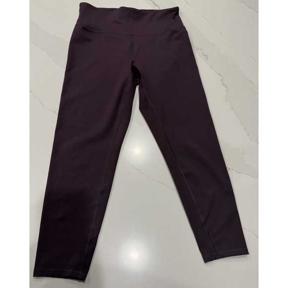 Marika Pants - Marika Leggings Womens L Deep Purple Soft Athleisure Yoga Gym Running Workout